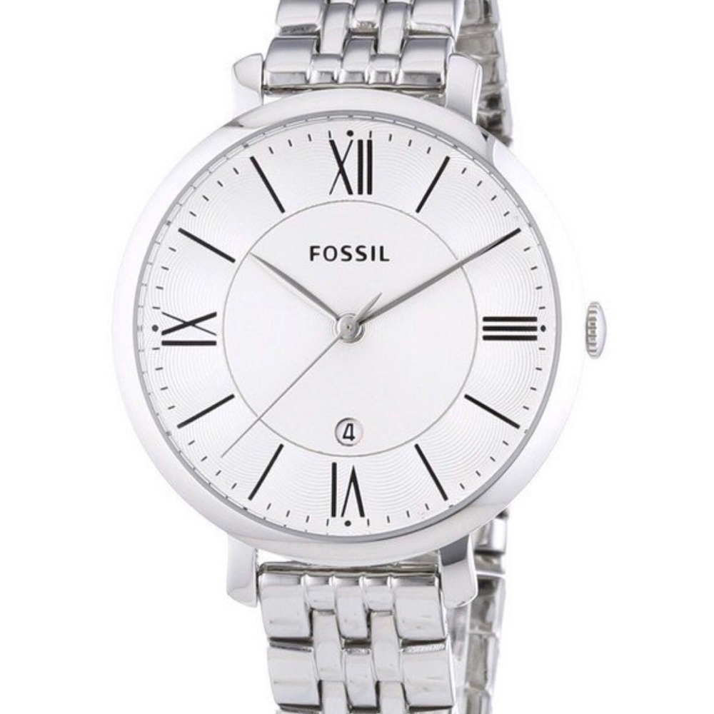 Fossil Jaqueline Silver Stainless Steel Women’s